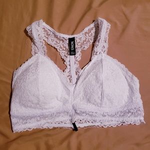 White Lace Bralette - New